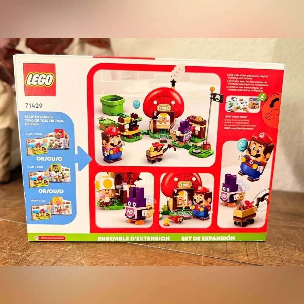 LEGO 71429 Super Mario Nabbit at Toad’s Shop Expansion Set Building Toy 230pc